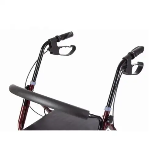 Andador con 4 ruedas, asiento, plegable y ajustable, PPCO23 MDH
