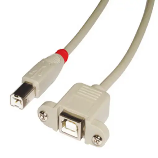 Lindy 31800 cable USB 0,5 m USB B Gris