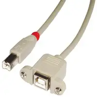 Lindy 31801 cable USB USB 2.0 1 m USB B Gris