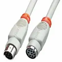Lindy Apple Mac Serial Port Extension Cable, 2m cable paralelo Gris