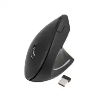 TooQ Ratón Inalámbrico Ergonómico Vertical 3200 DPI, 6 botones, Negro TooQ Ratón Inalámbrico Ergonómico Vertical 3200 DPI, 6 botones, Negro