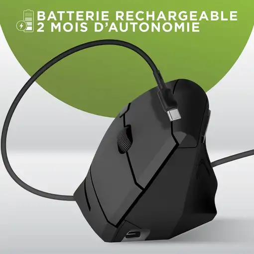 T'nB MWERGOVBTR ratón Oficina Mano derecha Bluetooth + USB Type-A Óptico 1600 DPI