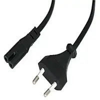 Lindy 30421 cable de transmisión Negro 2 m CEE7/16 C7 acoplador