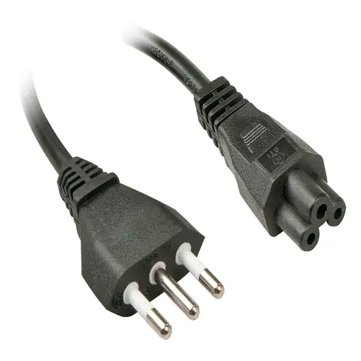 Lindy 2m, CEI23-16-VII - IEC 320 C5 Negro C5 acoplador