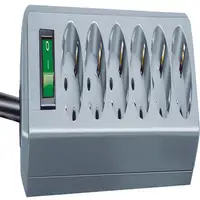 Brennenstuhl Eco base múltiple 1,5 m 6 salidas AC Gris