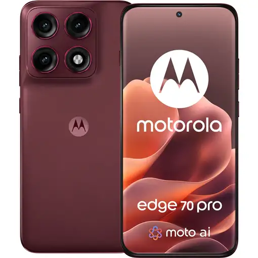 Smartphone edge 12 + 512GB Burdeos edge 70 pro MOTOROLA