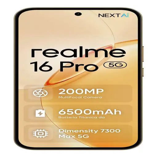 Smartphone 8 + 256GB Oro REALME