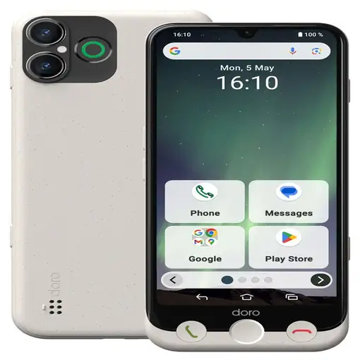 Smartphone 6 + 128GB Negro DORO