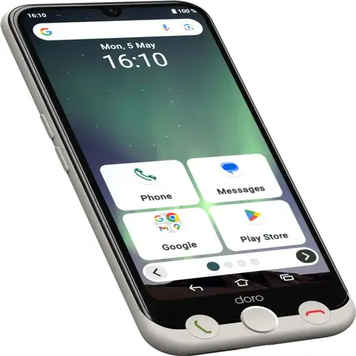 Smartphone 6 + 128GB Negro DORO