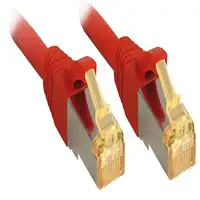 Lindy 47290 cable de red Rojo 0,3 m Cat7 S/FTP (S-STP)