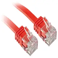 Lindy 0.3m Cat.6 cable de red Rojo 0,3 m Cat6