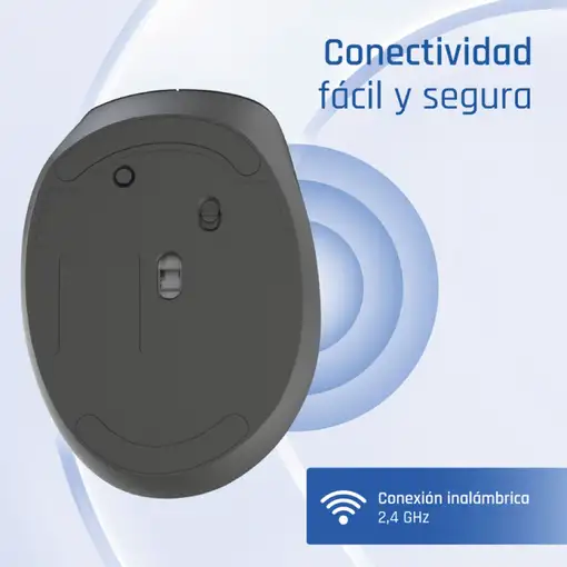 iggual Ratón inalámbrico ERGO-SILENT-6D 1600DPI