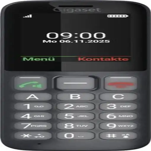 Telefonía móvil Negro GIGASET