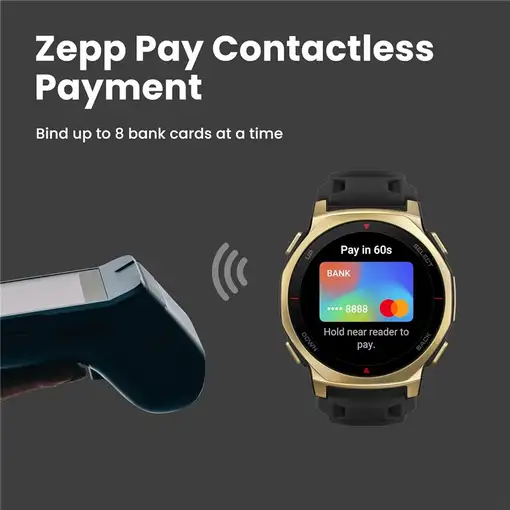 Amazfit T-rex 3 Pro 3,35 cm (1.32") AMOLED 44 mm Digital 466 x 466 Pixeles Pantall