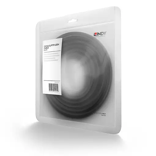 Lindy 47181 cable de red Negro 5 m Cat6a S/FTP (S-STP)