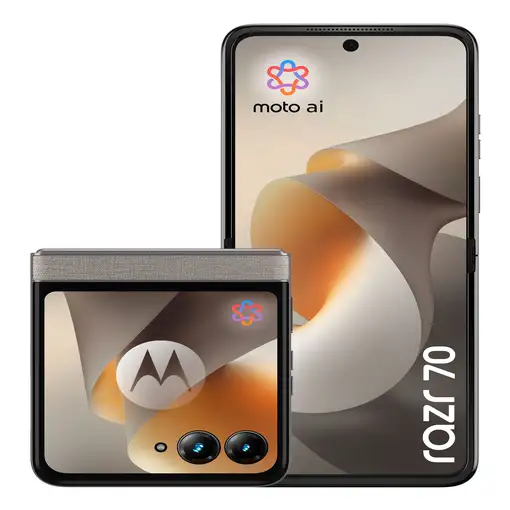 Smartphone razr 8 + 256GB Color piedra MOTOROLA