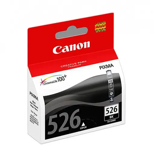 Canon CLI-526 BK w/o Sec cartucho de tinta 1 pieza(s) Original Rendimiento estánda
