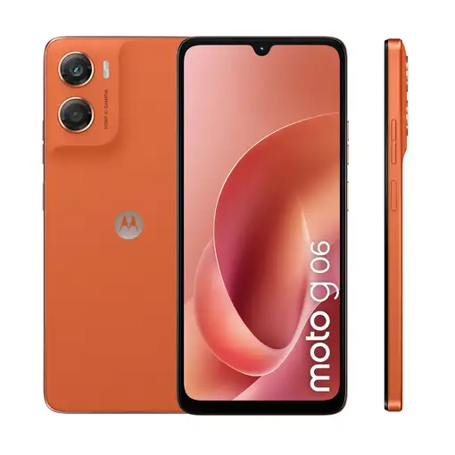Smartphone moto g06 4 + 128GB Naranja MOTOROLA Smartphone moto g06 4 + 128GB Naranja MOTOROLA