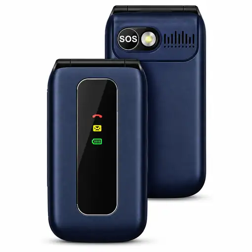Telefono Móvil B316 Karawan Diseño Plegable Compacto y Clásico Ideal Para Uso Diar