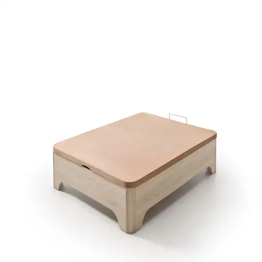 Canapé abatible con patas Elegance 38 cm 200x200 Ártico sin montaje MATRIS