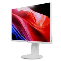 Lenovo C24d-20 LED display 61 cm (24") 1920 x 1200 Pixeles Full HD Gris, Blanco