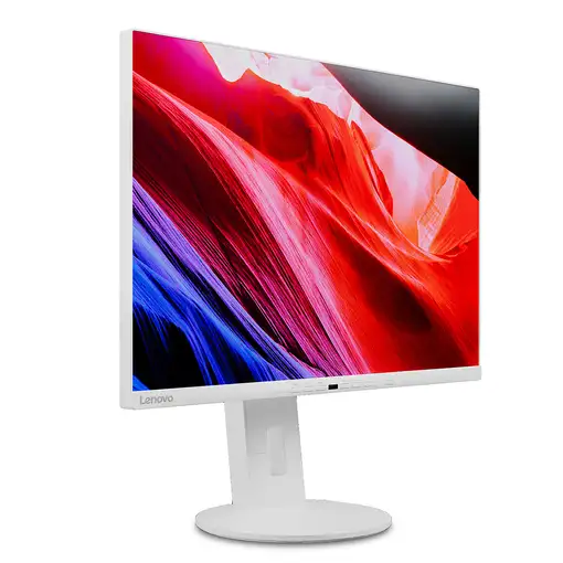 Lenovo C24d-20 LED display 61 cm (24") 1920 x 1200 Pixeles Full HD Gris, Blanco