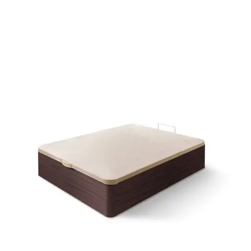Canapé abatible de madera Diana 34 cm 160x200 Wengué sin montaje MATRIS