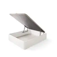 Canapé abatible de madera Delia XL 39 cm 90x190 Blanco con montaje MATRIS