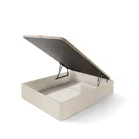 Canapé abatible de madera Diana 34 cm 90x190 Ártico sin montaje MATRIS