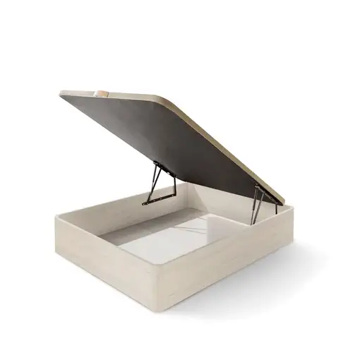 Canapé abatible de madera Diana 34 cm 150x200 Ártico con montaje MATRIS Canapé abatible de madera Diana 34 cm 150x200 Ártico con montaje MATRIS