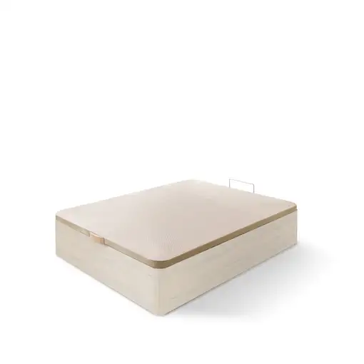Canapé abatible de madera Diana 34 cm 150x200 Ártico con montaje MATRIS