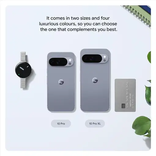 Google Pixel 10 Pro 5G, 16GB 128GB, 6.3 pulgadas OLED, Géminis IA, 4970mah,Negro