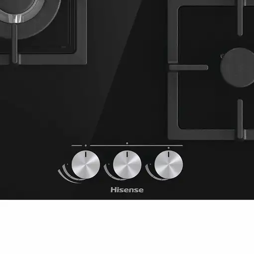 Hisense GG633B hobs Negro Encimera 58 cm Encimera de gas 3 zona(s)
