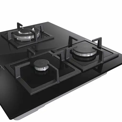 Hisense GG633B hobs Negro Encimera 58 cm Encimera de gas 3 zona(s)