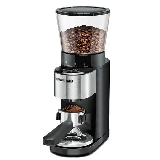 Rommelsbacher EKM 500 molinillo de café Negro, Acero inoxidable