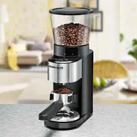 Rommelsbacher EKM 500 molinillo de café Negro, Acero inoxidable