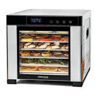 Rommelsbacher DA 900 deshidratador de alimentos Negro, Acero inoxidable 600 W