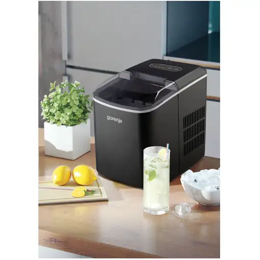 Gorenje MC1200B Máquina para hacer cubitos de hielo portátil 12 kg/24h 120 W Negro
