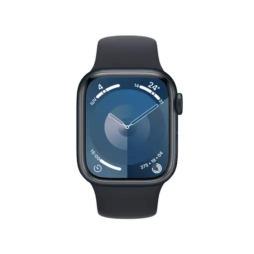 Apple Watch Series 9 41 mm Digital 352 x 430 Pixeles Pantalla táctil 4G Negro Wifi