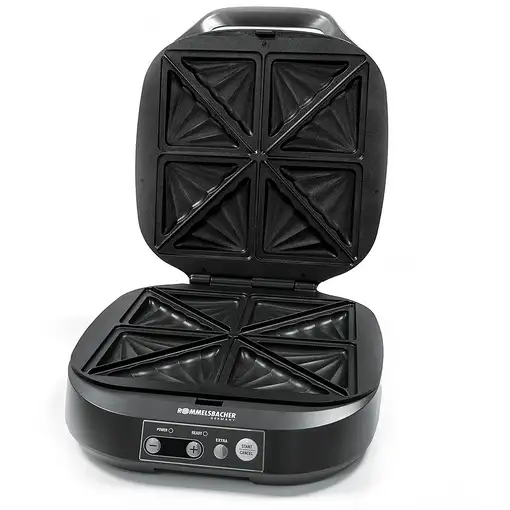 Rommelsbacher ST 1800 sandwichera 1800 W Negro