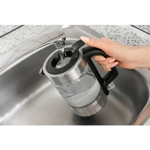 ProfiCook PC-WKS 1228 G tetera eléctrica 0,5 L 1100 W Acero inoxidable, Transparen