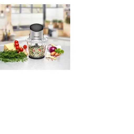 Rommelsbacher MZ 500 picadora eléctrica de alimentos 1,5 L 500 W Negro, Acero inox
