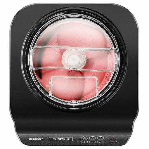 Unold 48825 máquina para helados Compresor de helados 1,2 L 135 W Negro, Plata