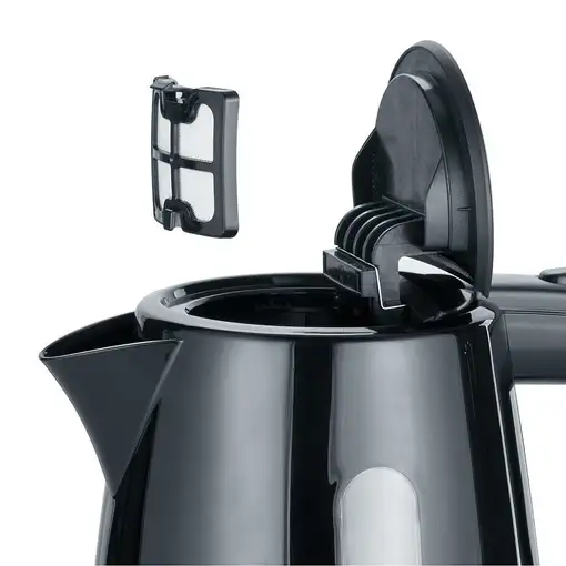 Severin WK 3410 tetera eléctrica 1 L 2200 W Negro