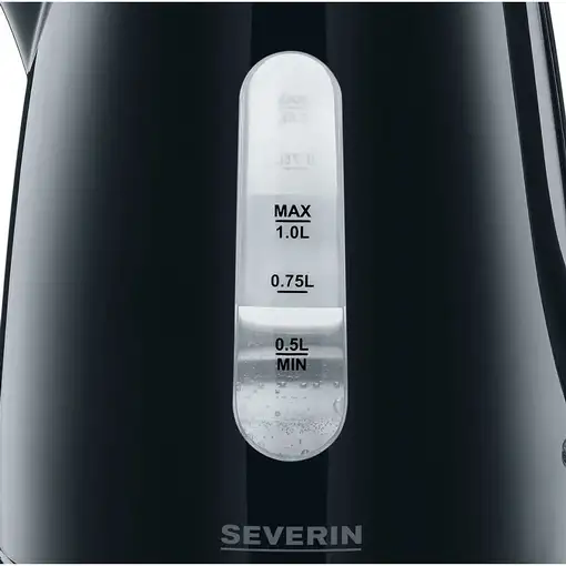Severin WK 3410 tetera eléctrica 1 L 2200 W Negro