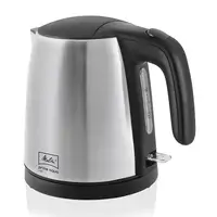 Melitta Prime Aqua mini tetera eléctrica 1 L 2200 W Plata