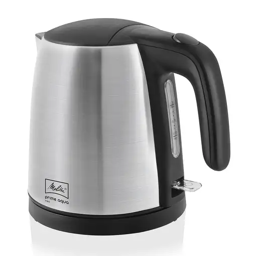 Melitta Prime Aqua mini tetera eléctrica 1 L 2200 W Plata