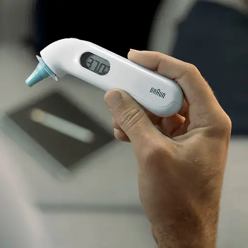 Braun ThermoScan 3 De contacto Blanco Oído