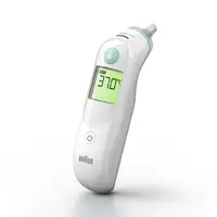 Braun ThermoScan 6 Termómetro de contacto Blanco Oído Botones