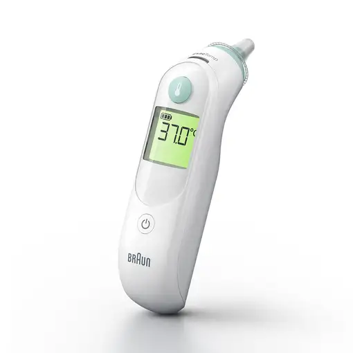 Braun ThermoScan 6 Termómetro de contacto Blanco Oído Botones